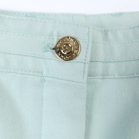 St. John Women's Light Blue Pants Sz 6 - Picture 12 of 15